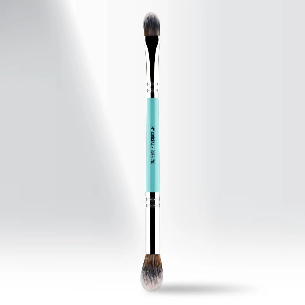 700 - MY CONCEAL & BUFF - DUAL ENDED BRUSH - MYKITCO
