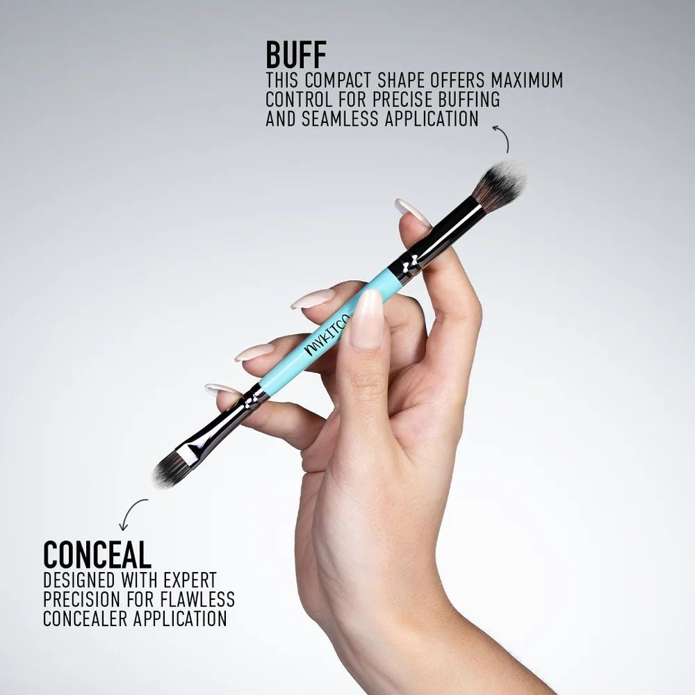 700 - MY CONCEAL & BUFF - DUAL ENDED BRUSH - MYKITCO