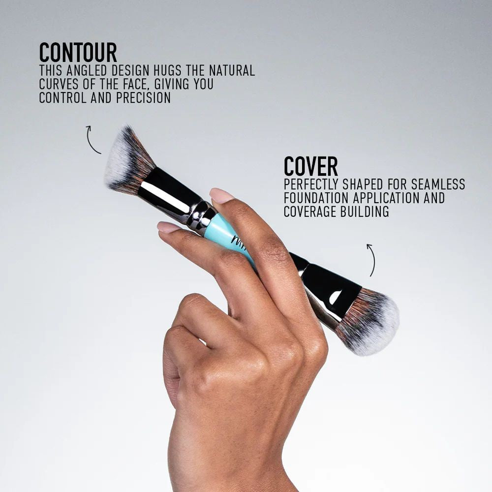 701 - MY COVER & CONTOUR - DUAL ENDED BRUSH - MYKITCO