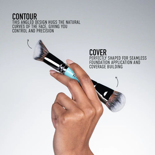 701 - MY COVER & CONTOUR - DUAL ENDED BRUSH - MYKITCO