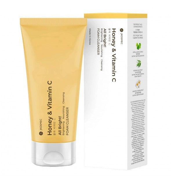 All Bright Honey And Vitamin C Foam Cleanser - JKosmec