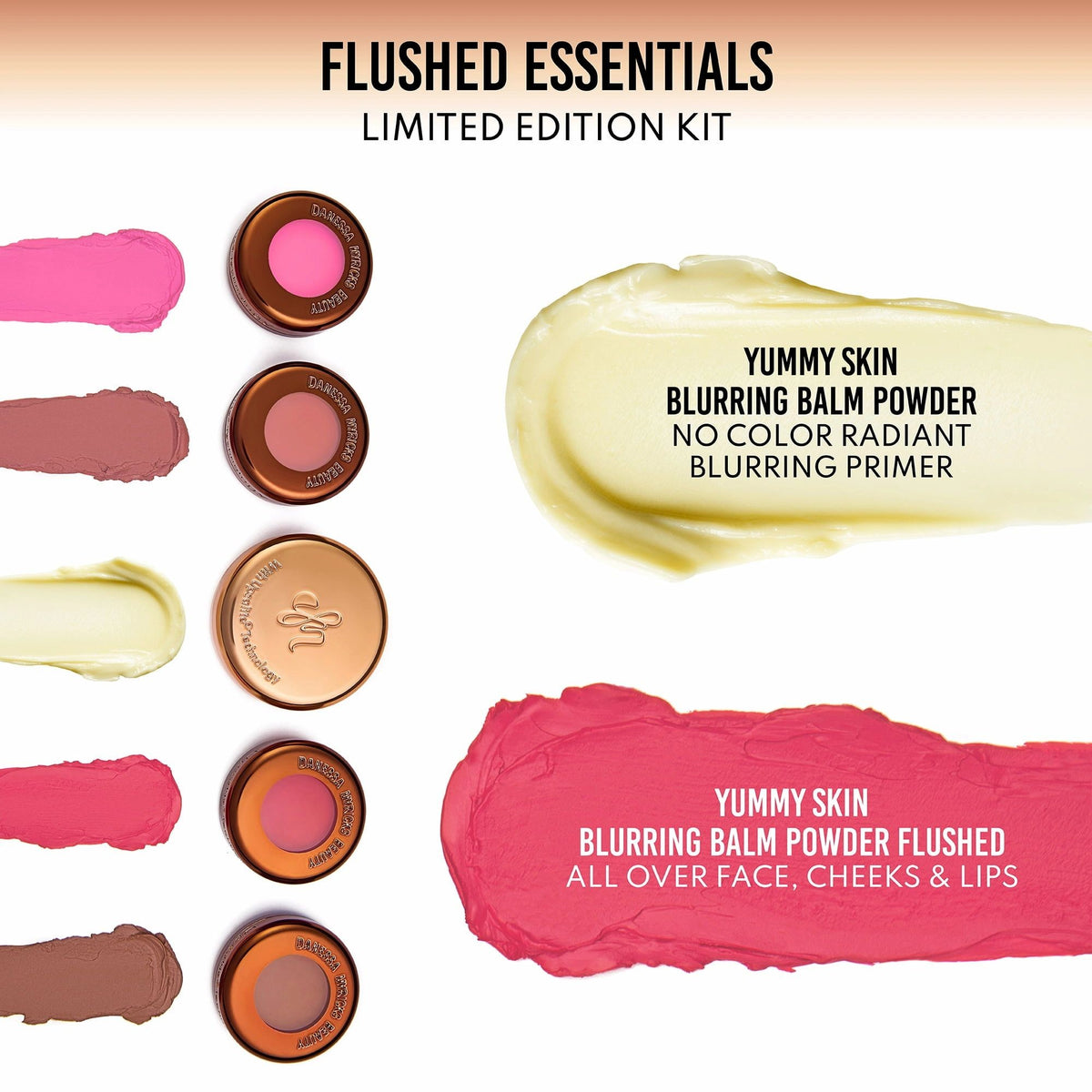 Yummy Skin Flushed Essentials: Blush & Lip Kit - DANESSA MYRICKS BEAUTY