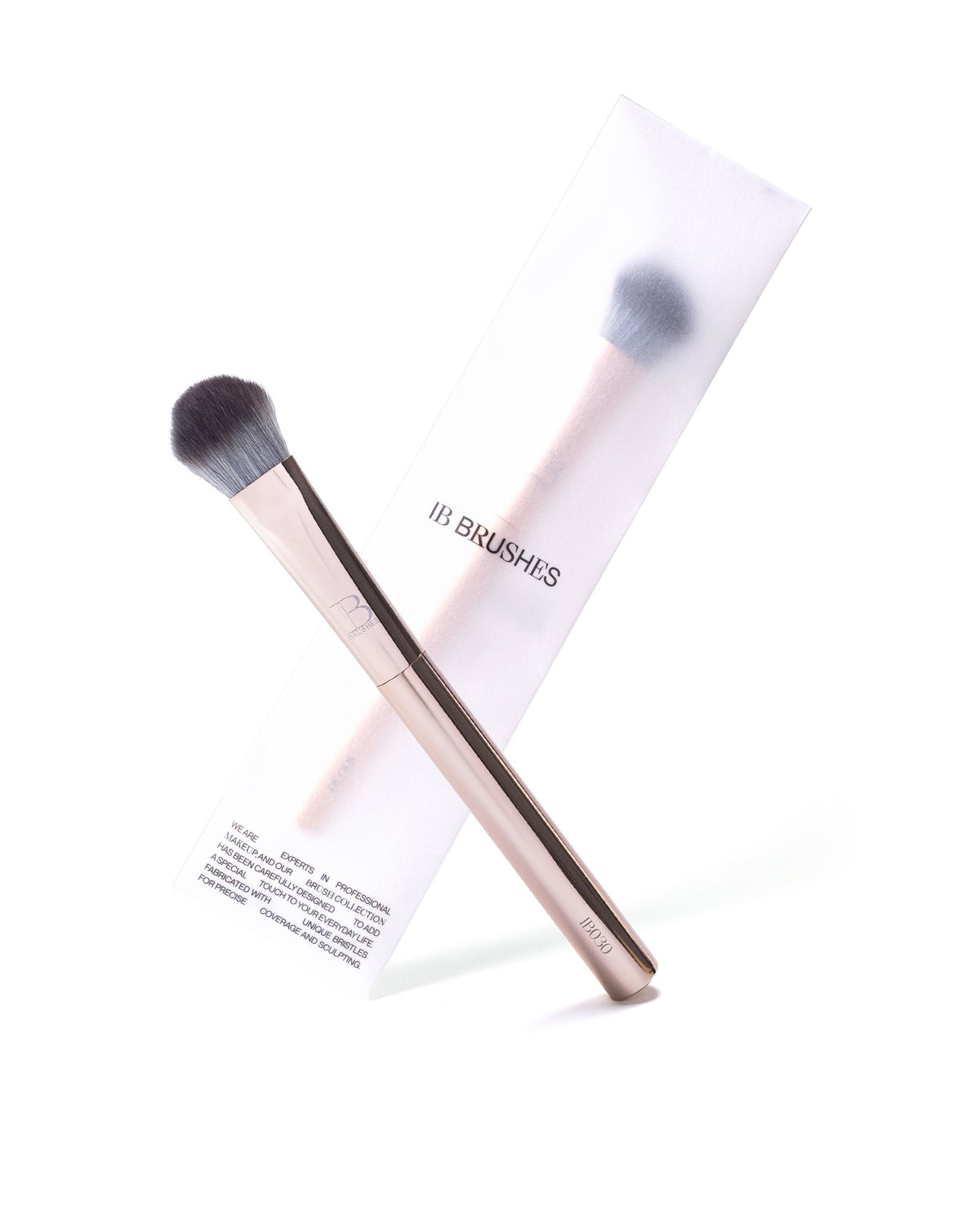 IB030 Gold - Brocha corte angular pequeña - IBbrushes Gold Collection