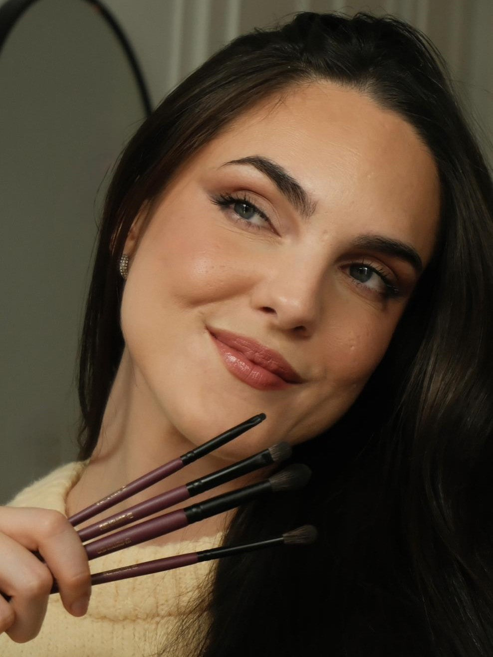 101 - Pincel forma de llama grande - IBbrushes x Alba de la Cruz