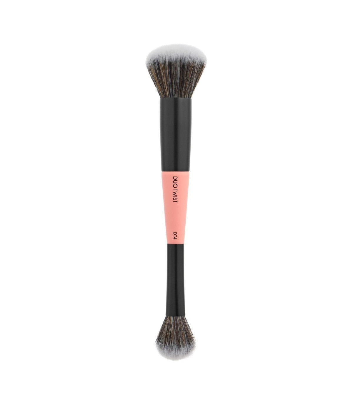 DUO TWIST DT4 - Brocha doble para colorete en crema e iluminador - MAIKO
