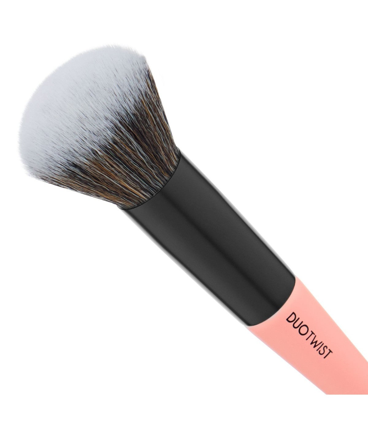 DUO TWIST DT4 - Brocha doble para colorete en crema e iluminador - MAIKO