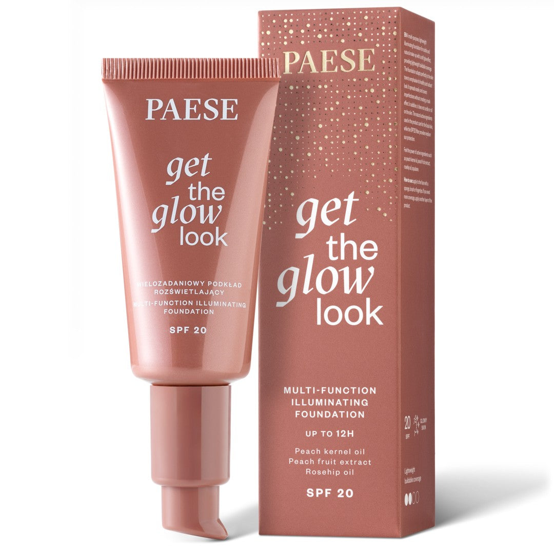 Get The Glow Look Multi-function Illuminating Foundation - 3N Warm Beige - PAESE