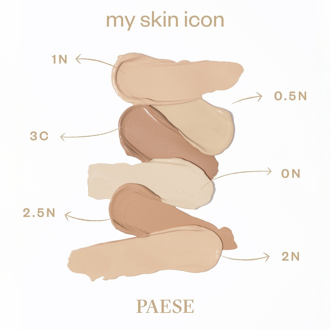 My Skin Icon Mattifying Foundation with Satin Finish - 0N Alabaster - PAESE