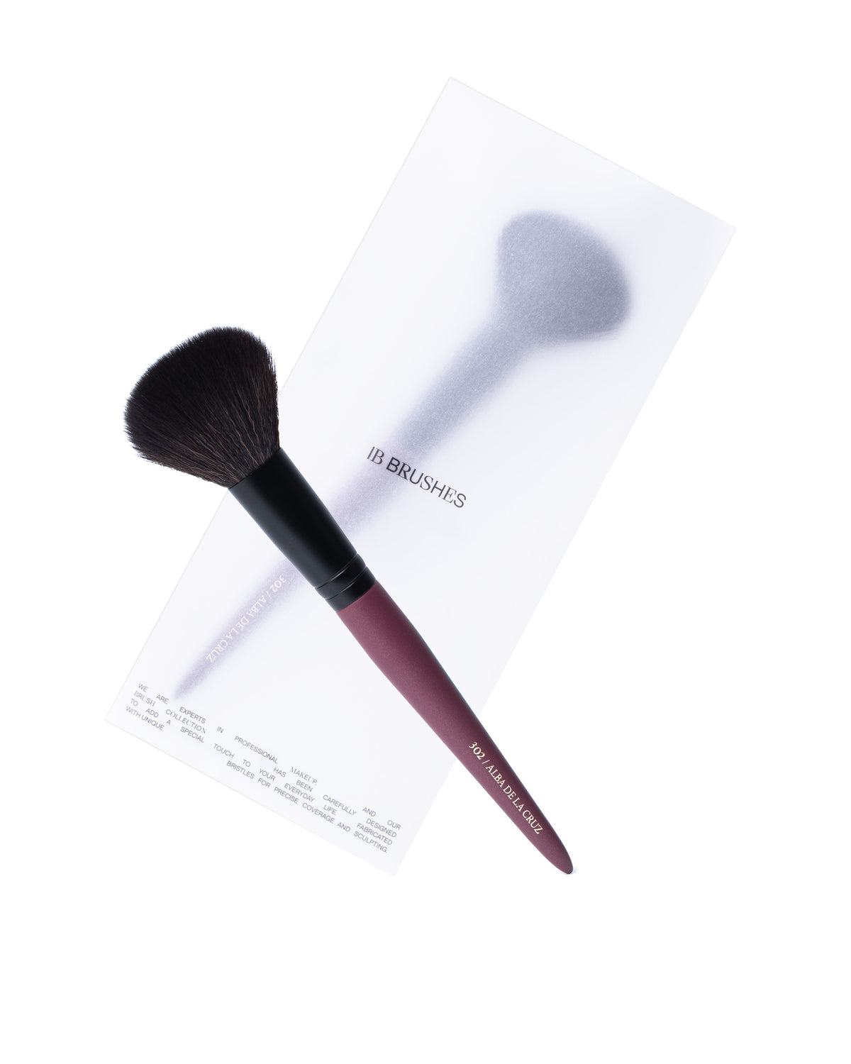 302 - Brocha redonda para bronceador - IBbrushes x Alba de la Cruz