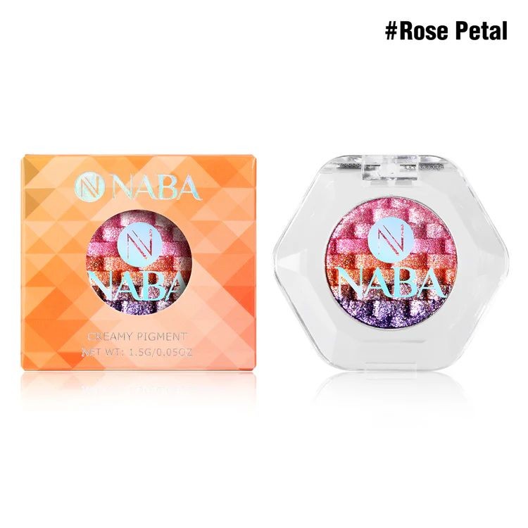 Rainbow Creamy Pigment - Rose Petal - Naba Cosmetics