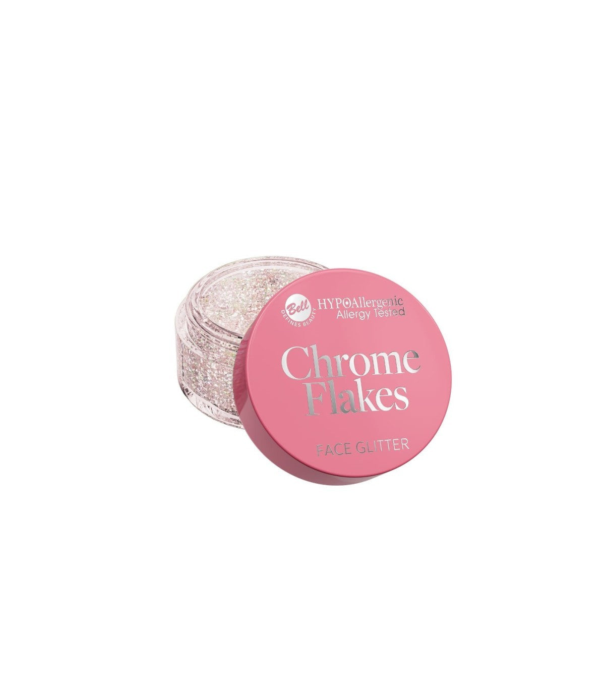 Glitter cromado hipoalergénico para rostro Chrome Flakes - Bell Hypo