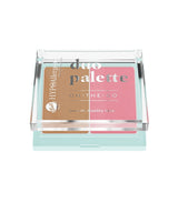 Paleta de contorno y colorete hipoalergénica Duo Palette 01 Velvet Contour - Bell Hypo