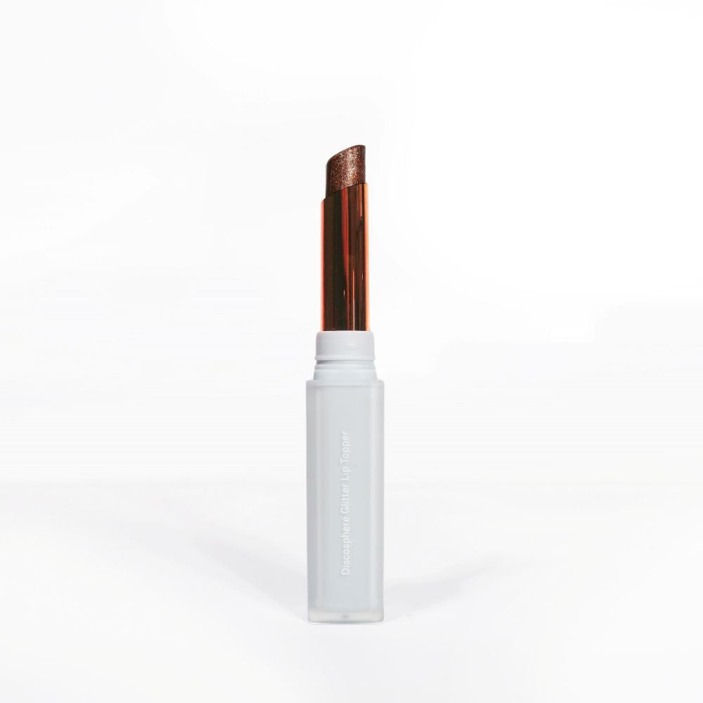 DISCOSPHERE GLITTER LIP TOPPER - Wanna Be On Taupe? - NIMYA BY NIKKIETUTORIALS