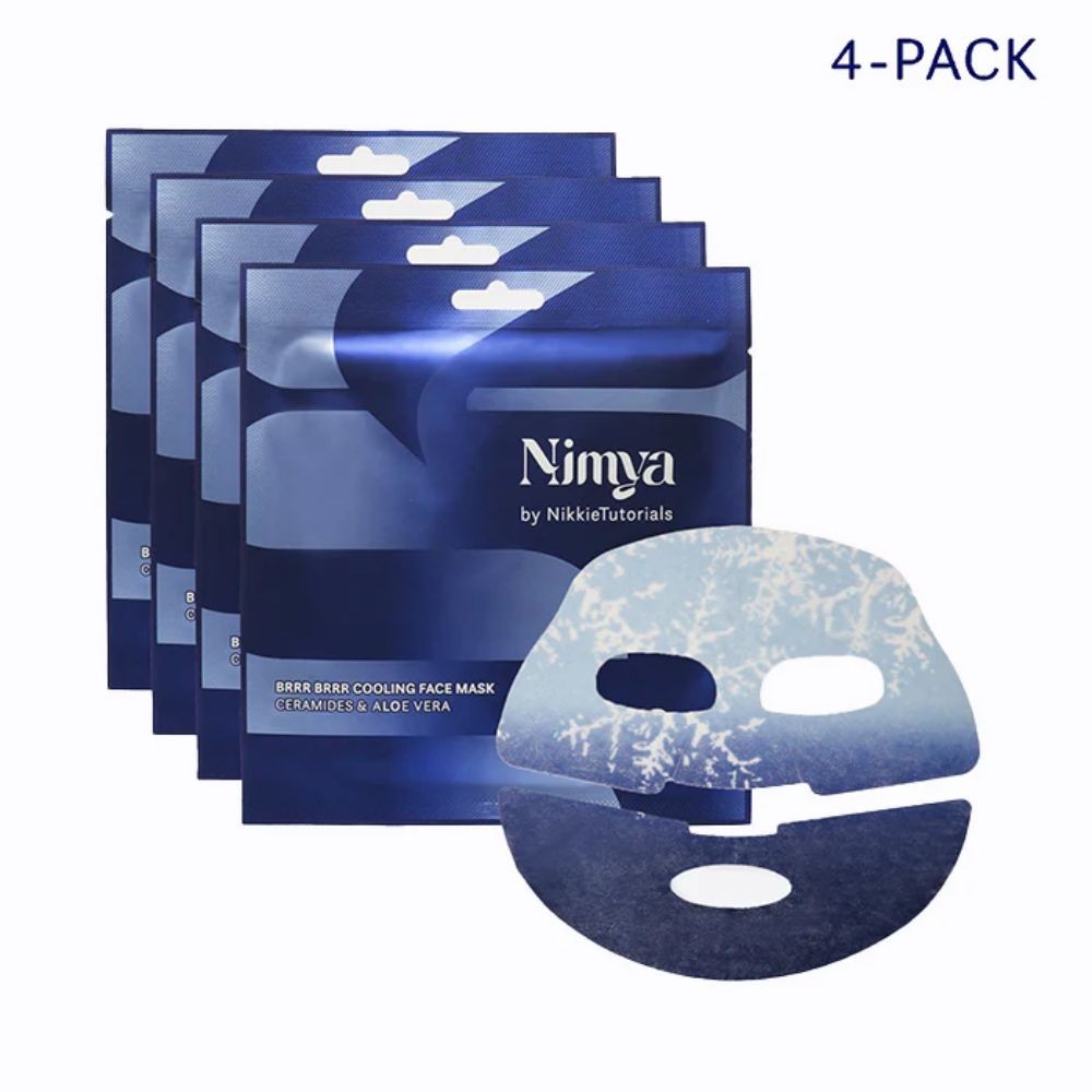 BRRR BRRR COOLING FACE MASK [4-pack] - NIMYA BY NIKKIETUTORIALS