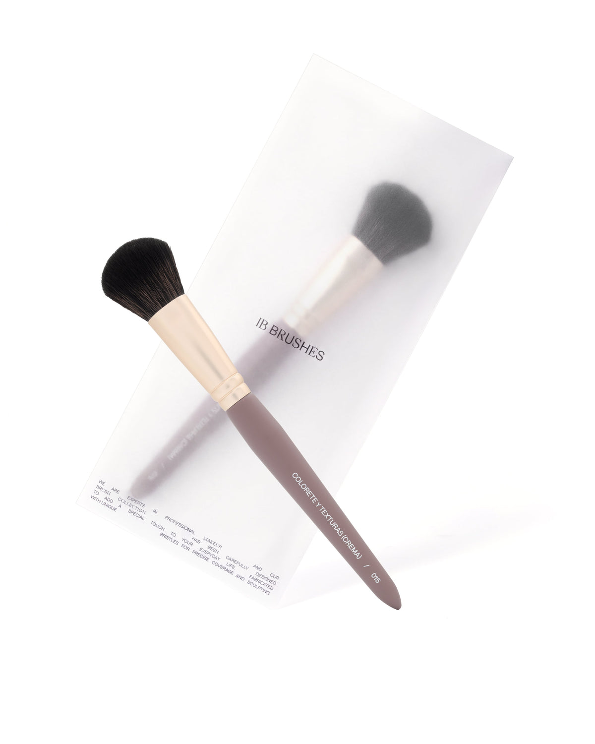 015 Brocha para colorete y texturas en crema - IBbrushes x Saigu