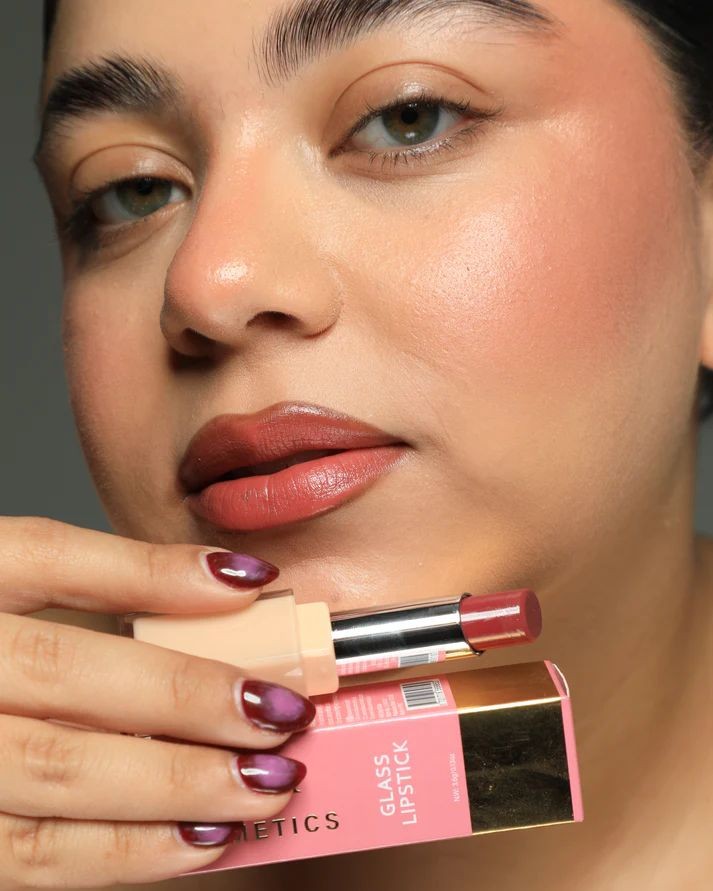 Labial efecto glass - Red Sangria - Naba Cosmetics