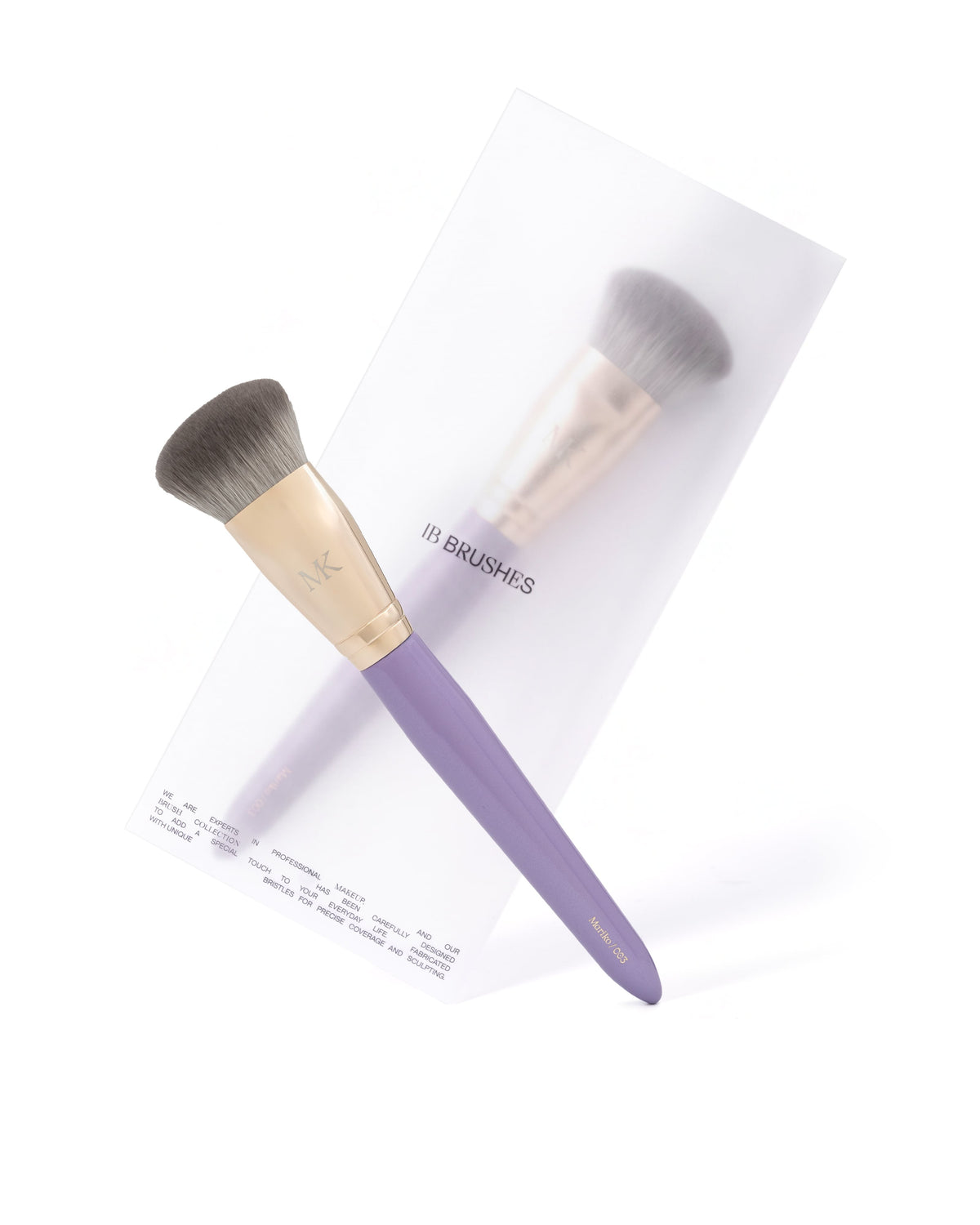 MK003 - Brocha corte angular - IBbrushes x Mariko