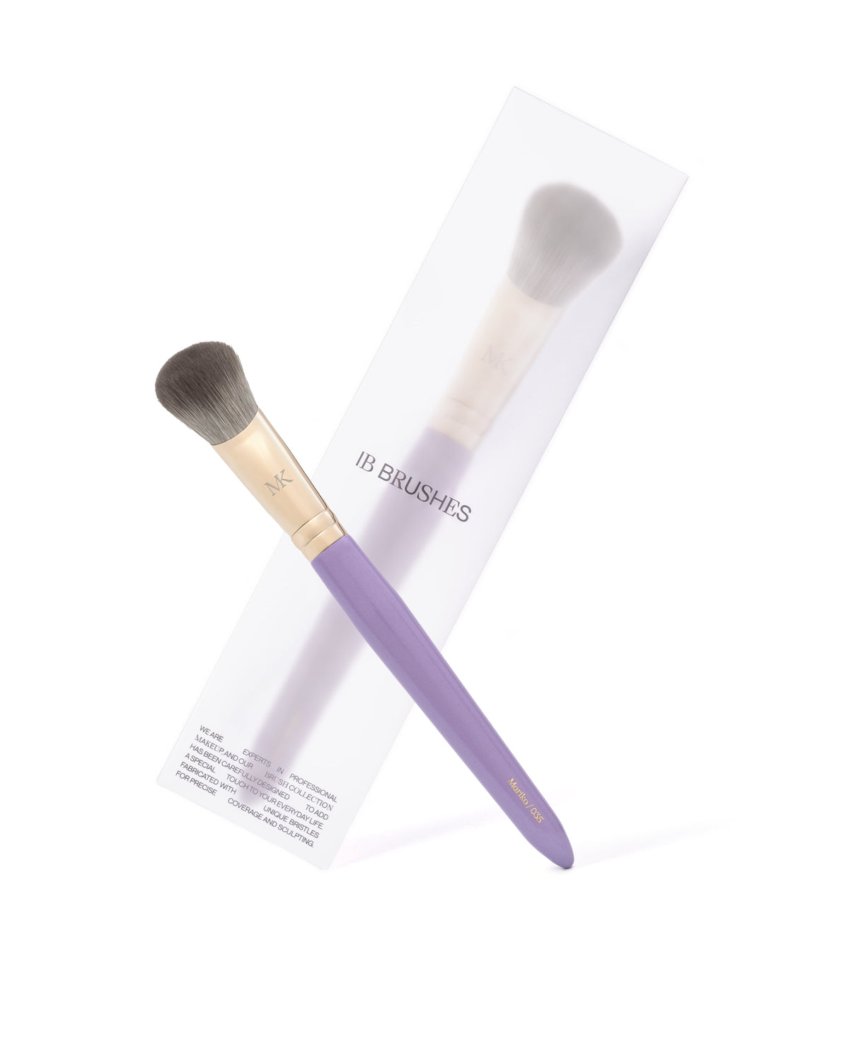 MK035 -  Brocha corte angular compacta - IBbrushes x Mariko