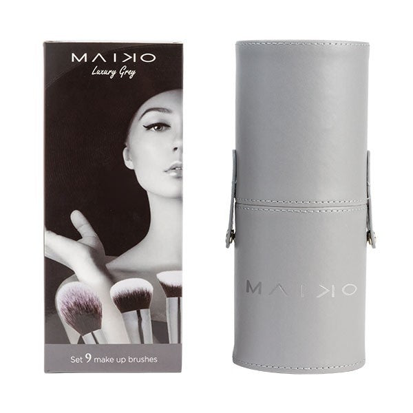 Set 9 brochas Maiko Luxury Grey - Maiko