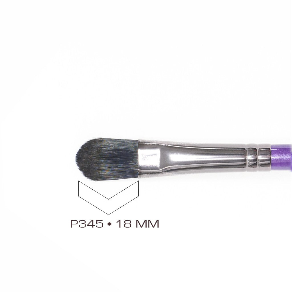 P345 Oval Concealer Brush - Cozzette