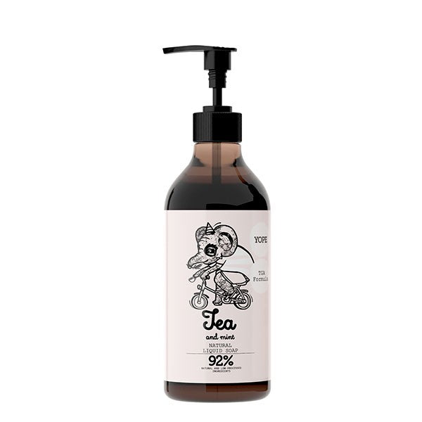 Jabón de manos natural TGA - Té y Menta - YOPE