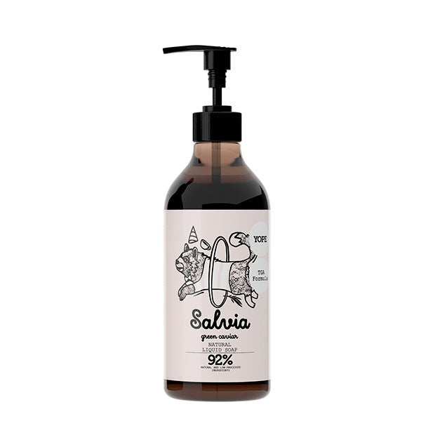 Jabón de manos natural TGA - Salvia y Caviar Verde - YOPE