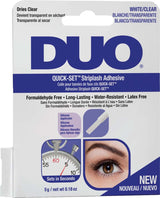 Pegamento de pestañas DUO Quick Set sin latex transparente 5gr - DUO ADHESIVE