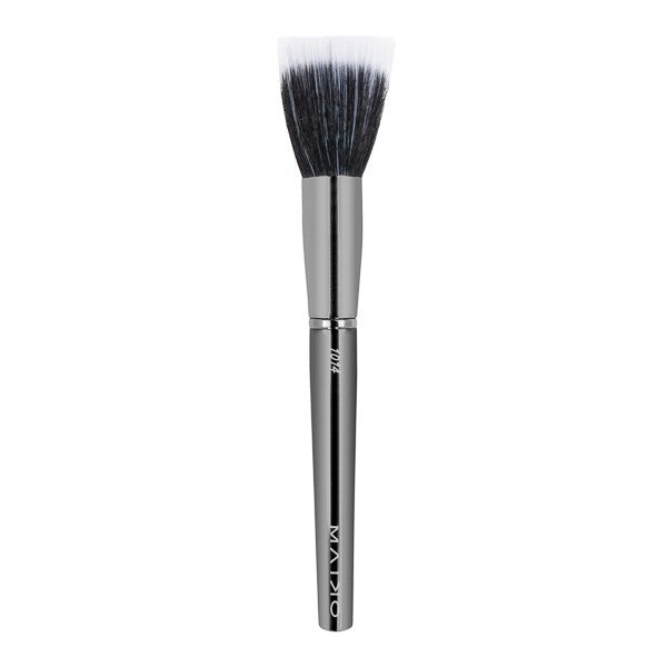 Luxury Grey 1014 Brocha DUO fibra para difuminar polvos - Maiko