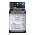 6-Pack Individual Black Long - Pestañas en grupo sin nudo - Ardell
