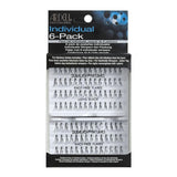 6-Pack Individual Black Long - Pestañas en grupo sin nudo - Ardell