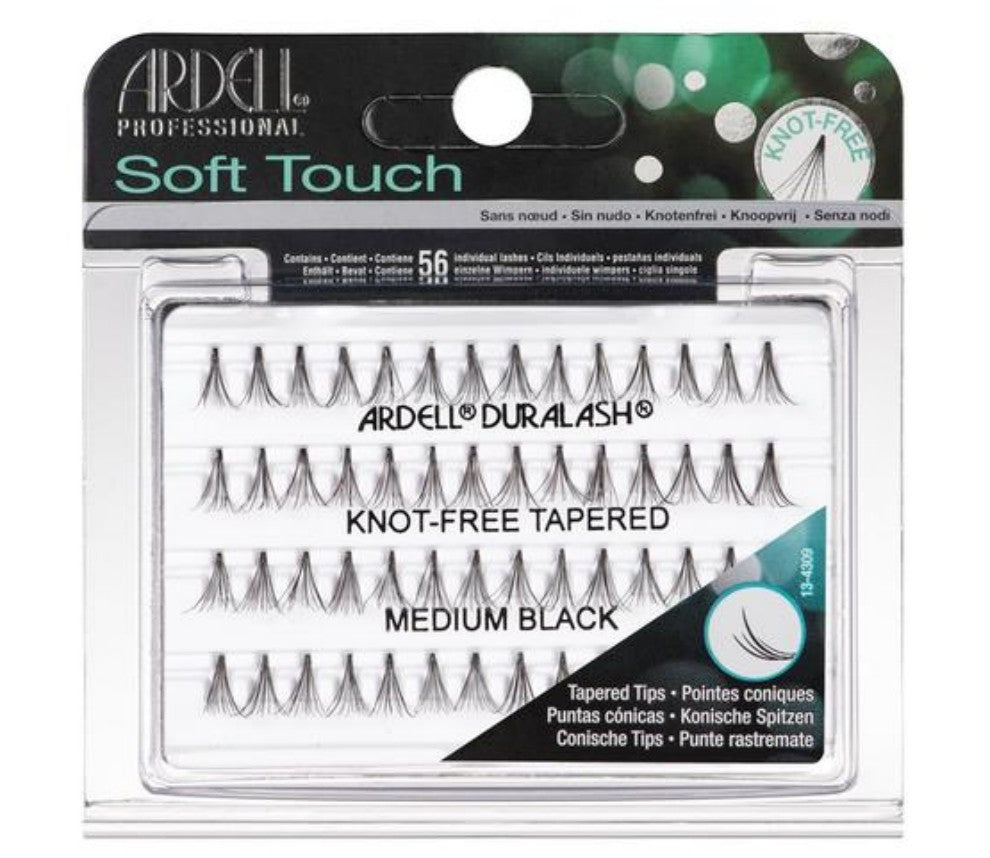 Soft Touch Black Medium - Pestañas en grupo sin nudo - Ardell