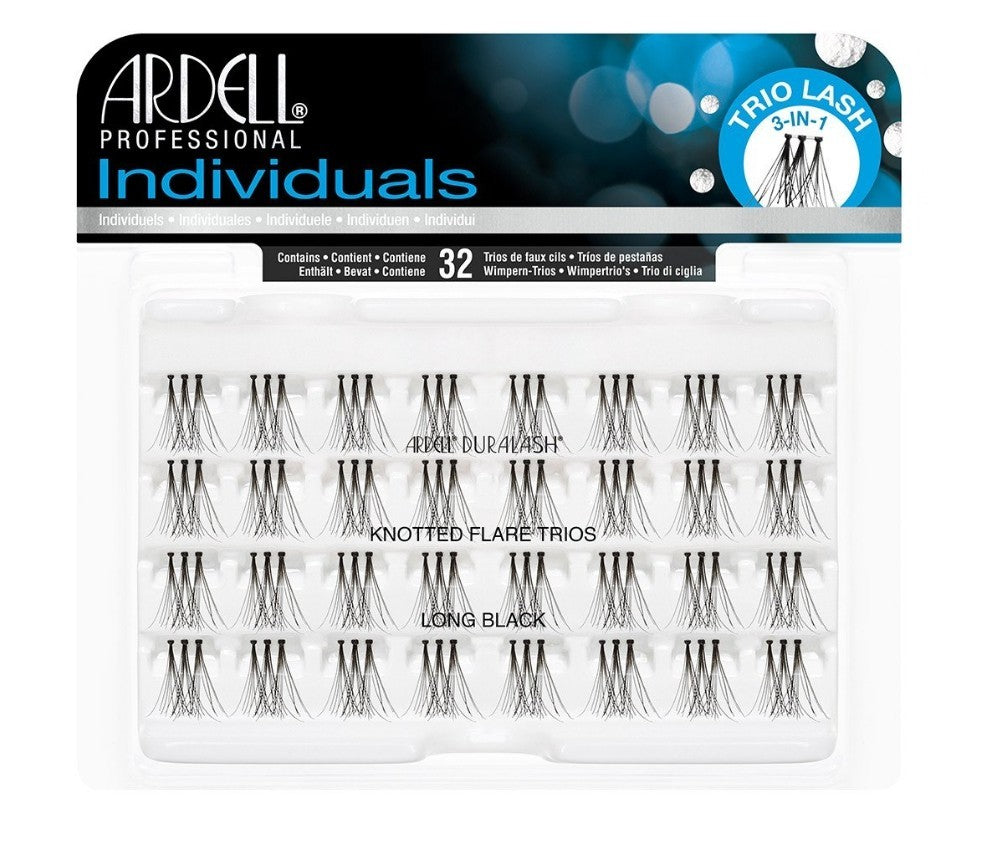 Individuals Black Long - Pestañas en trios con nudo - Ardell