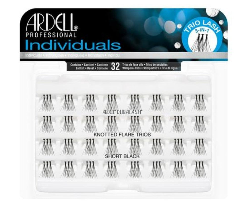 Individuals Black Short - Pestañas en trios con nudo - Ardell
