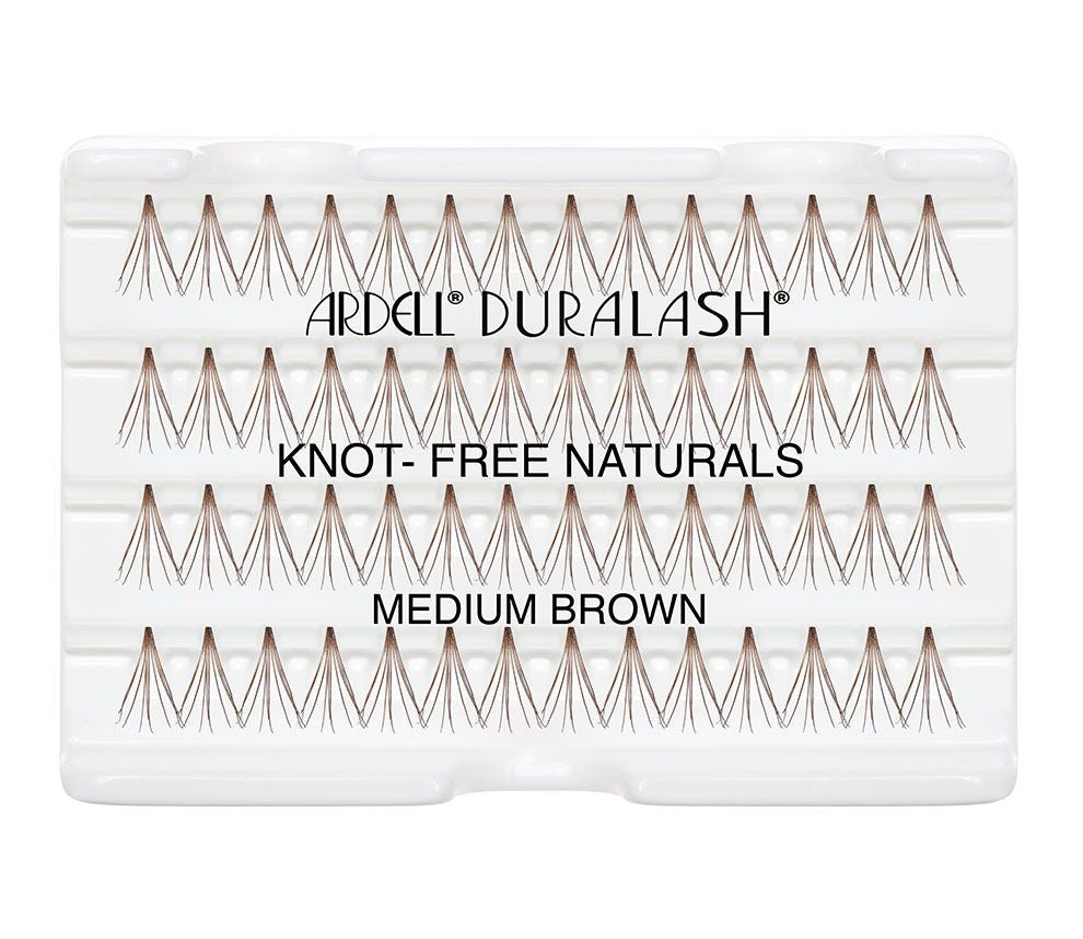 Individual Brown Medium - Pestañas en grupo sin nudo - Ardell