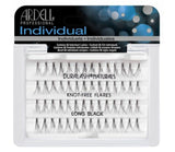 Individual Black Long - Pestañas en grupo sin nudo - Ardell
