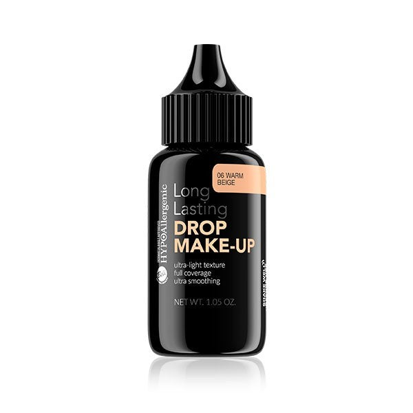 Base de maquillaje duradera hipoalergénica Drop Make Up: 06 Warm Beige - Bell Hypo