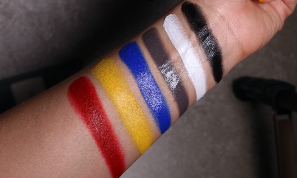 swatches primary cream waterproof palette danessa myricks