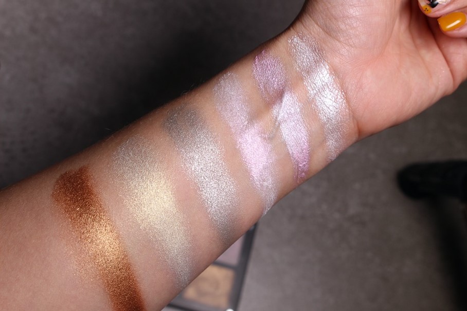 swatches firea and ice waterproof palette danessa myricks