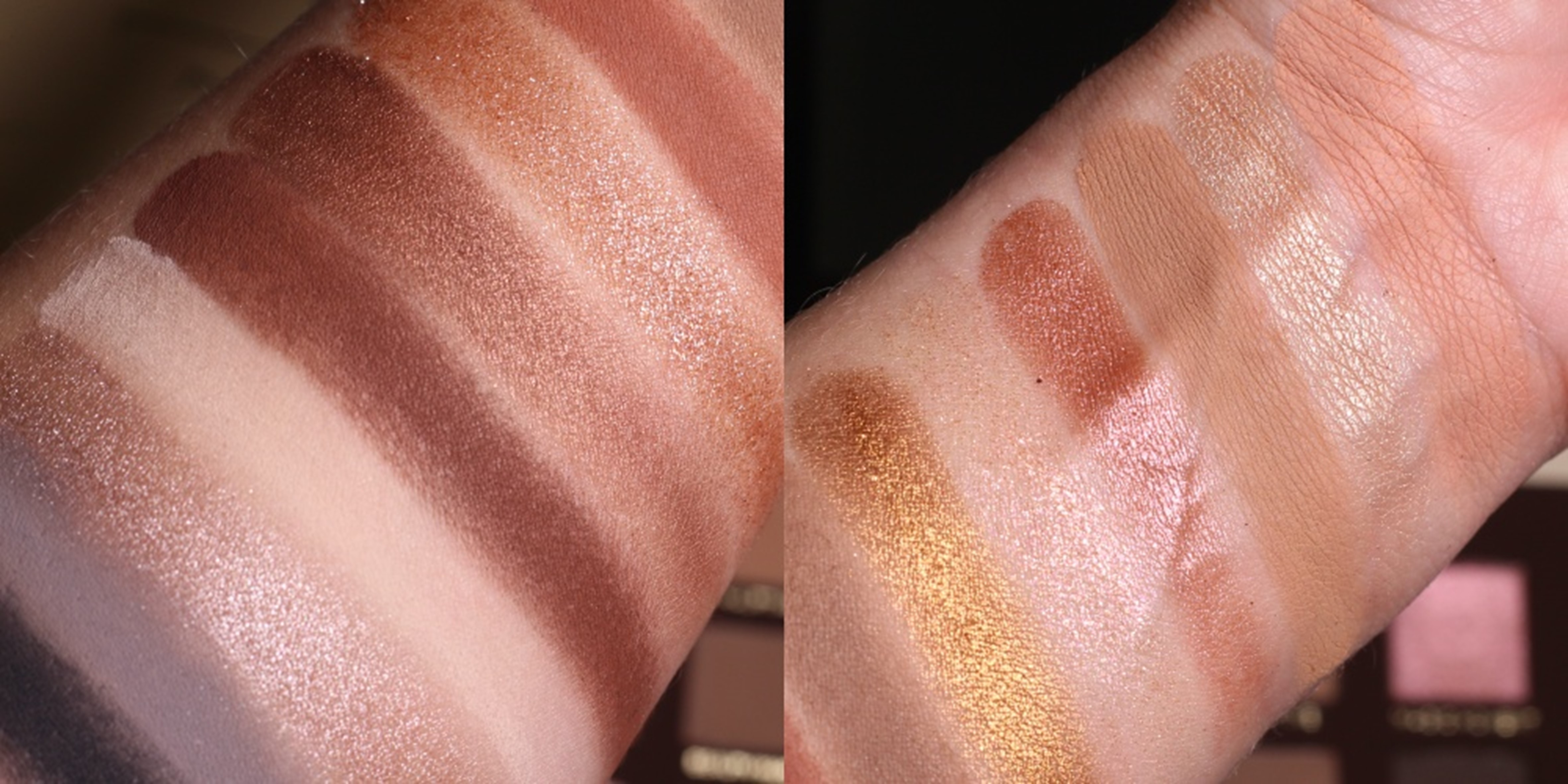 swatches side by side palette nabla